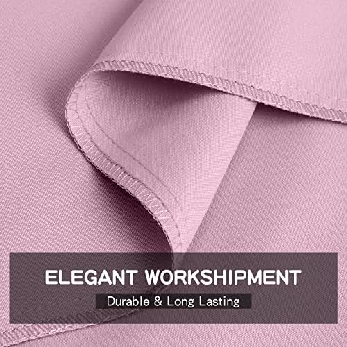 FreshCulture Twin Flat Sheet - Hotel Quality Twin Flat Sheet Only - Brushed Microfiber Top Sheet - Ultra Soft & Breathable - Wrinkle-Free - Easy Care - Single Flat Sheet (Twin, Dusty Pink) - Image 4