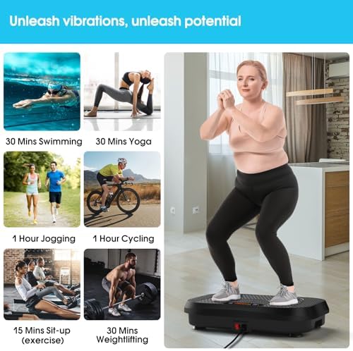 SoftGym Vibration Plate Exercise Machine for Lymphatic Drainage & Fitness - Image 4