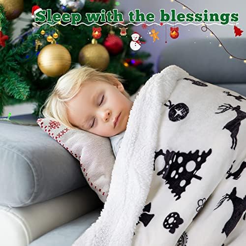 LBRO2M Sherpa Fleece Bed Blanket Super Soft Plush Warm Throw Twin 65"X90" - Image 7