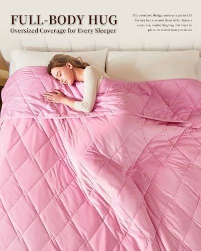 L'AGRATY King Size Weighted Blanket for Adults 25lbs, 80"x87" Cooling - Image 7