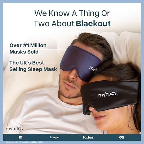 MyHalos® Sleep Mask for Men and Women, 3D Blackout Eye Masks for Sleep - Image 5