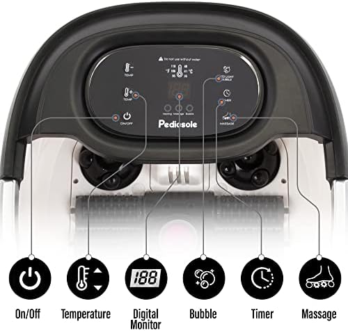 Luxury All in One Foot Spa & Pump - Motorized and Heated Massager - Enjoy The Same Foot Spa at Home Heat, Bubble Jets, Pedicure Stone, Motorized Massage Roller to Relieve Feet Stress - Image 2