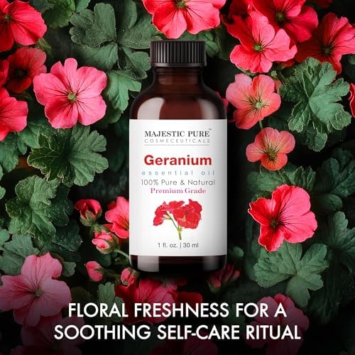 Majestic Pure Geranium Essential Oil for Diffuser - 1 Fl Oz - Image 2
