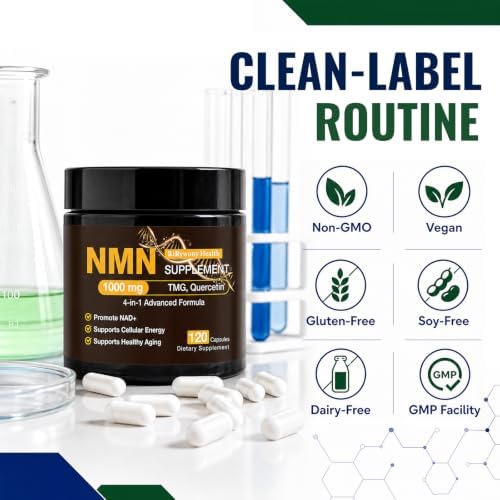 NMN Supplement 1000mg Total Active Complex – 4-in-1 NAD Supplement - Image 5