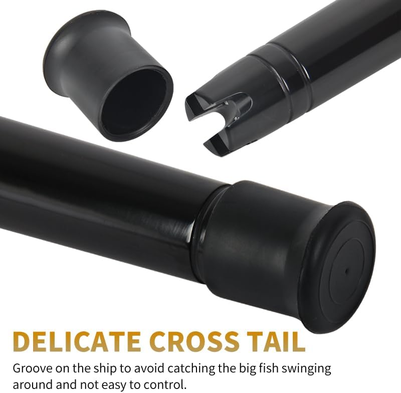 Deep Sea Fishing Rod, Heavy Duty Bent Butt Trolling Rod with Roller Guides,Conventional Fishing Rod - Image 6