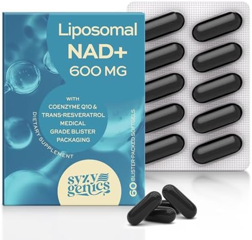 NAD+ NMN Alternative, Liposomal Formula, 60 Softgels by SYZYGENICS