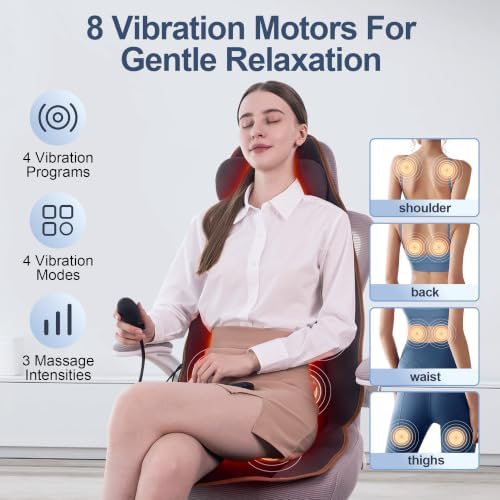 SLOTHMORE Back Massager for Chair, Vibration Massage Chair Pad - Image 6