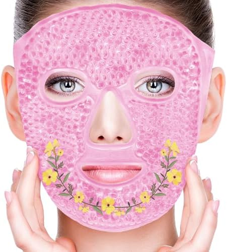 Cold Face Eye Masks Ice Face Mask Hot Cold Compress by CONBELLA