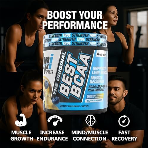 BPI Sports Best BCAA Powder – Hydration, Blueberry Lemonade, 30 Servings - Image 4