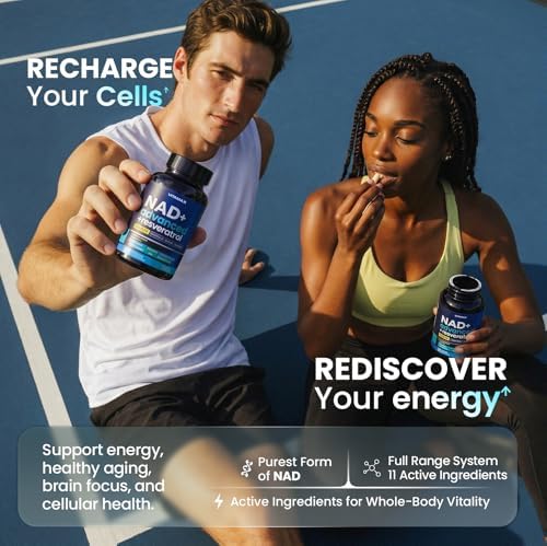 Liposomal NAD+ Supplement Extra Strength | Urolithin A, Resveratrol, CoQ10 - Women & Men - ALA, Green Tea, Quercetin, Lycopene | High Purity, Energy & Regeneration - Made in USA – 60ct - Image 2