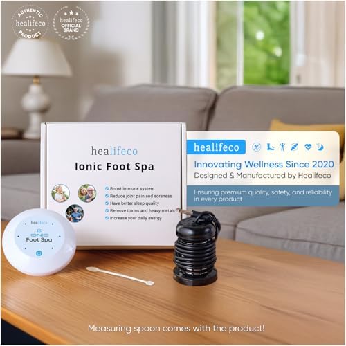Ionic Foot Spa by Healifeco – Ion Foot Bath Detox Machine - For Toxins, Heavy Metals & Free Radicals – Activates 2,000 Foot Detox Nodes – Easy 30-Min Home Detox – 90,000+ Happy Users Trust It - Image 2