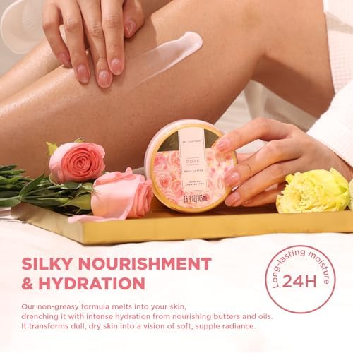 Spa Luxetique Spa Baskets for Women Gift, Womens Spa Gift Baskets, 15pcs Rose Spa Sets, Spa Kit Includes Body Oil, Bubble Bath, Bath Sets for Women, Mothers Day Gifts - Image 4