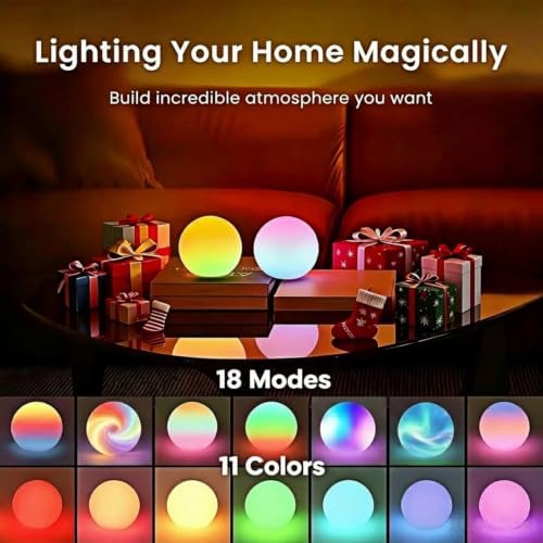 LOFTEK 3-inch Floating Pool Lights, Rechargeable LED Ball Light w/Remote - Image 2