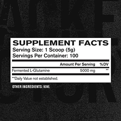 Jacked Factory L-Glutamine Powder 100 Servings - Vegan Fermented L Glutamine Supplement for Post Workout Muscle Recovery, Immunity, Digestive Health | No Artificial Filler - Unflavored - Image 6