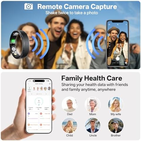 Smart Ring for Women & Men, Health Fitness Tracker Ring - Image 5