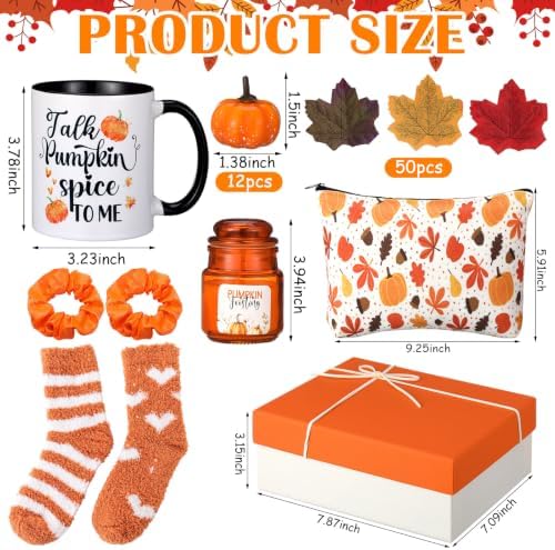 10 Pcs Fall Gifts Basket for Women Get Well Birthday Gifts - Image 2
