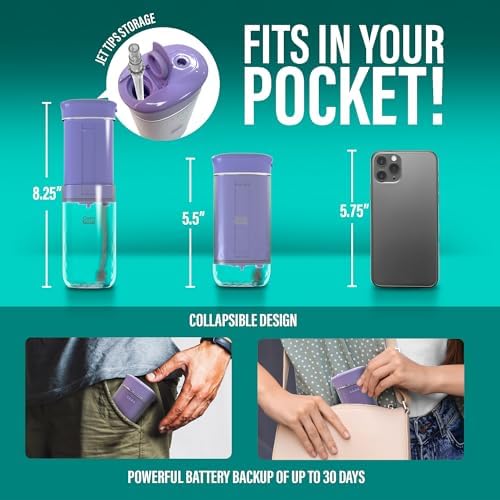 GuruNanda Portable Water Flosser Cordless, Sensitive Gums Friendly, 1ct - Image 2