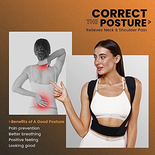 VANRORA Posture Corrector for Women and Men, Adjustable & Comfy Back Brace - Image 3
