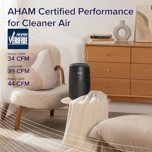 Levoit Air Purifiers for Home Bedroom Dorm Room, Small Quiet Air Purifiers - Image 5