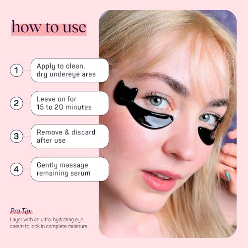 SpaLife Cat Smoothing Korean Eye Patches | Halloween Gifts For Girlfriend | Eye Patches for Puffy Eyes and Dark Circles | Gothic Cat Gifts & Adult Boo Basket Stuffers for Women | Pack of 6 Pairs - Image 7