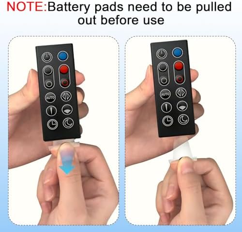 Replacement Remote Control Compatible with Dyson Pure Hot+Cool HP02 HP03 Air Purifier Fan with Battery with Magnetic - Image 3