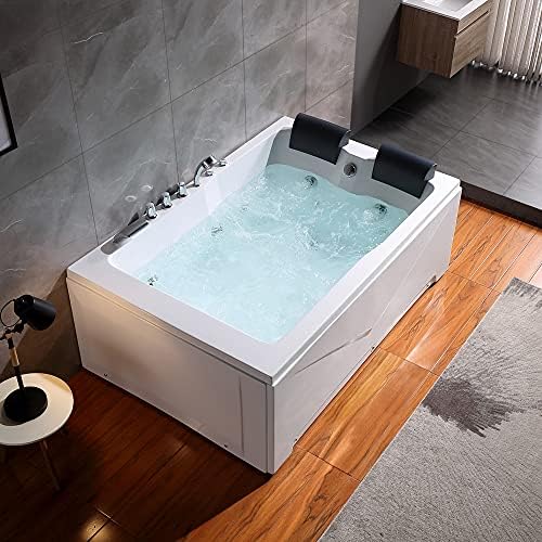 Empava Whirlpool Bathtub 71 Inch, 2 Person Jetted Tub by Unknown