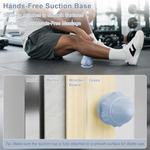 Mini Muscle Massager with Heat and Vibration Ball Massage Head - Image 3