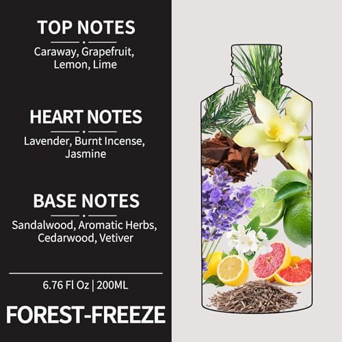 Hotel Collection Diffuser Oil- 6.76 Fl Oz/200ML-Forest-Freeze,Luxury Essential Oils for Diffuser Refill & Machines,Bigger Bottle, Bolder Aroma, Longer Lasting - Image 3
