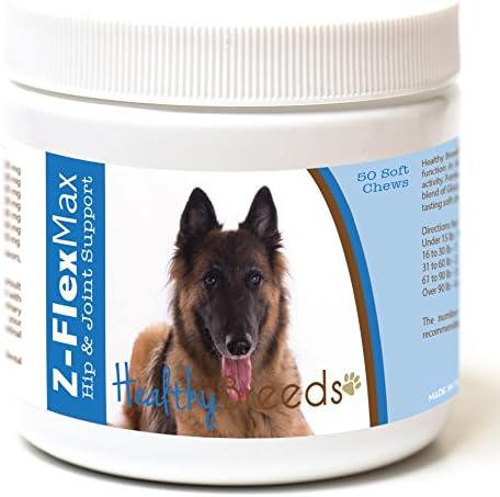 Healthy Breeds Belgian Tervuren Z-Flex Max Hip and Joint Soft Chews 50 Count by HealthyBreeds