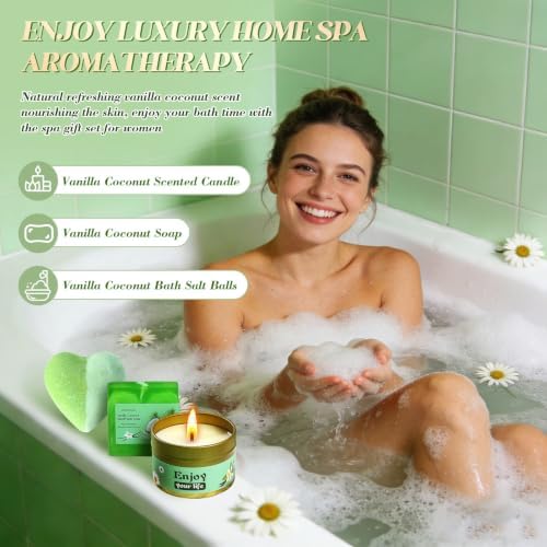 Birthday Gifts for Women, Daisy Self Care Gift Baskets for Women - Image 5