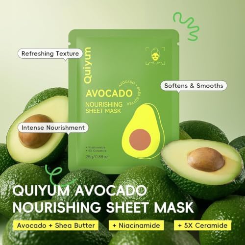 QUIYUM 32pc Fruit Mask Set, 3-in-1 Face Eye Lip Care Kits for Women & Teens - Image 5