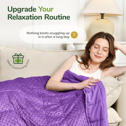 Sivio Weighted Blanket for Adults, Queen Size, 15 lb 60 x 80 inch - Image 4