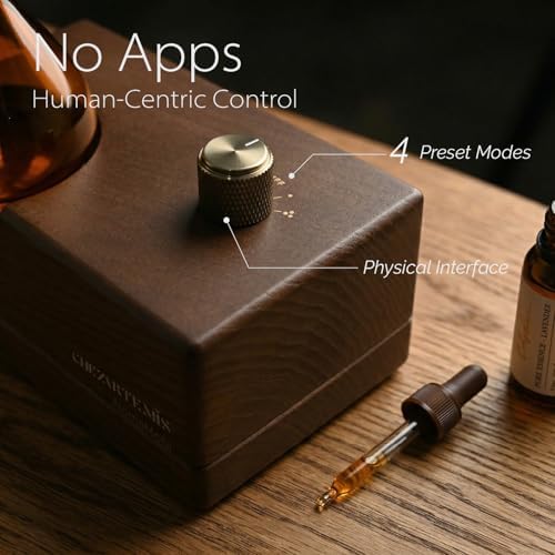 Amber Retro Waterless Essential Oil Diffuser for Aromatherapy - Image 4