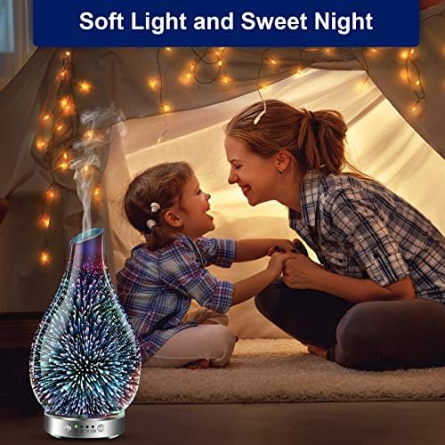 MAXWINER Essential Oil Diffusers Ultrasonic 3D Glass Aromatherapy Diffuser - Image 5