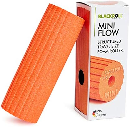 BLACKROLL - Mini Flow Foam Roller, Portable Massage Tool for Feet, Hands, and Arms, Ideal for Travel and Plantar Fasciitis Relief, Great for Exercise, Massage, and Muscle Recovery, 6" x 2" by Blackroll