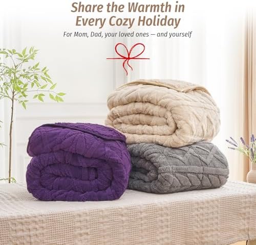 Wemore Soft Weighted Blanket for Adults 48" x 72" 15 lbs Twin Size Grey - Image 6