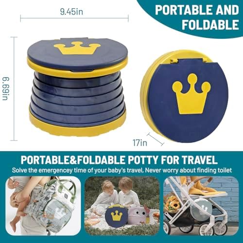 Portable Potty for Toddler,Travel Potty Seat for Toddler,Travel Toilet Kids - Image 2
