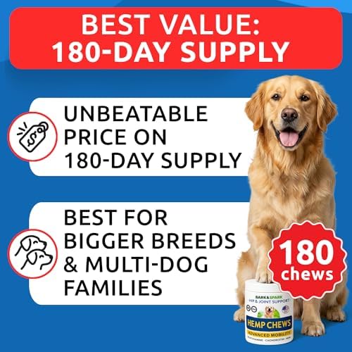 Advanced Joint Hemp Chews for Dogs Mobility - Hip&Joint Pain Relief Treats - Image 3