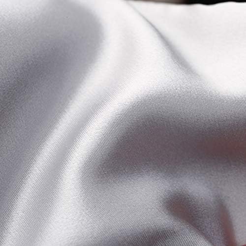 Mulberry Natural Silk Sleep Mask for Women & Men with Elastic Strap, Super Soft Sleeping Eye Mask, Size M, (Gray) - Image 4