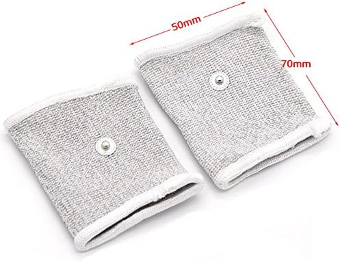 E-stim Adjustable Fabric Silver Thread Conductive Loop Accessories for Tens Stim Finger Massager Accessories - Image 2