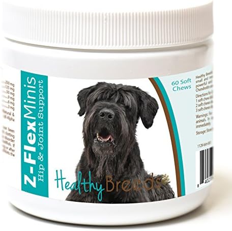 Healthy Breeds Black Russian Terrier Z-Flex Minis Hip and Joint Support Soft Chews 60 Count by HealthyBreeds