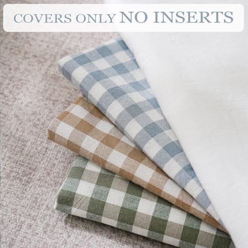 20x54 inches Off White Ruffled Body Pillow Cover 1 Piece Washed Cotton - Image 6