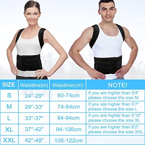 Posture Corrector for Men&Women - Back Brace for Lumbar Support and Upright - Breathable Back Straightener Back Corrector X-Large(37-42 Inches) - Image 7