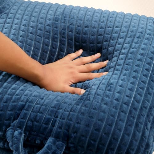 Reading Pillow with Arms for Sitting in Bed,Backrest,Blue Flannel,M - Image 7
