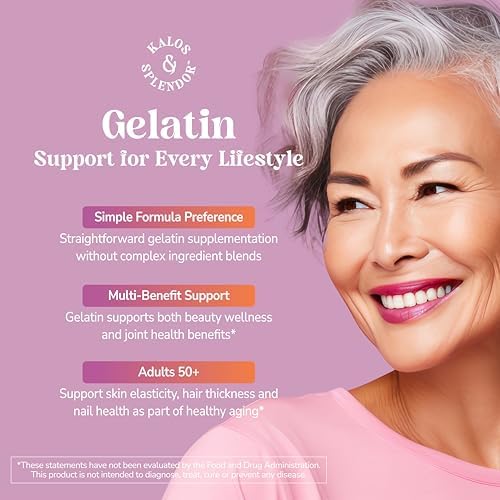21st Century Gelatin 600mg Capsules for Hair, Skin & Nails, 100 Count - Image 3