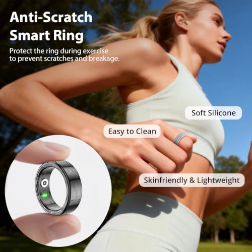 Smart Ring for Women, Health Tracker & 5ATM, COLMI R02. (Black, 9#) - Image 7