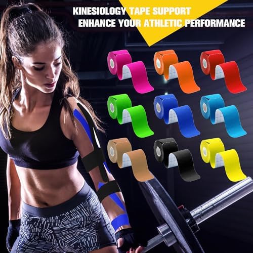 3 Pack Kinesiology Tape Precut, 60 Athletic Strips for Knee & Shoulder - Image 5