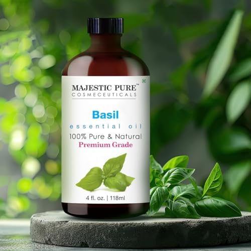Majestic Pure Basil Essential Oil for Diffuser - 4 Fl Oz - Image 2