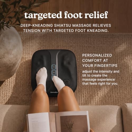Homedics Shiatsu Pulse Max Foot Massager with Heat & Deep Kneading - Image 4