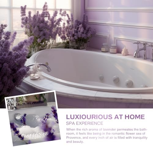 Lavender Spa Gift Set for Women, Luxury 9 Pcs Bath Salts Set, Relaxation Gifts for Women, Self Care Set, Clean Moisturizing Skin, Gifts for Mom, Wife, Sister, Friend - Image 4